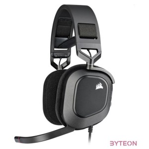 Corsair HS80 RGB USB 7.1 fekete gamer headset