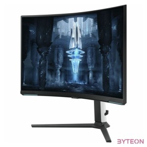 Samsung 32 LS32BG850NPXEN UHD 240Hz HDMI,DP ívelt kijelzős gamer monitor