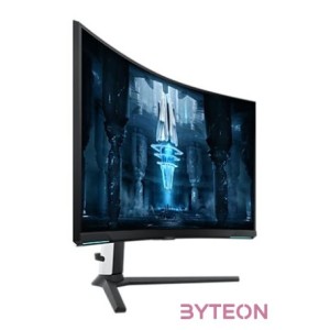 Samsung 32 LS32BG850NPXEN UHD 240Hz HDMI,DP ívelt kijelzős gamer monitor