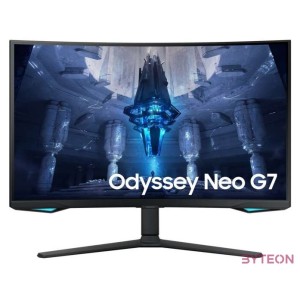 Samsung 32 LS32BG750NPXEN UHD 165Hz HDMI,DP ívelt kijelzős gamer monitor
