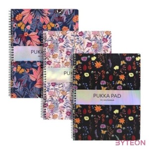 Pukka Pad Jotta Pad Bloom A4 160 oldalas vonalas spirálfüzet