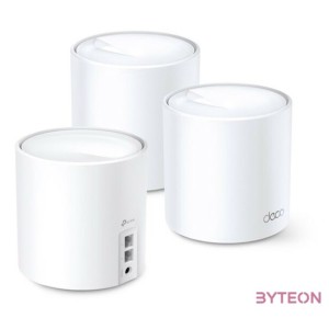 TP-Link DECO X60 AX3000 Whole Home Mesh Wi-Fi 6 802.11ax vezeték nélküli rendszer (3db-os)
