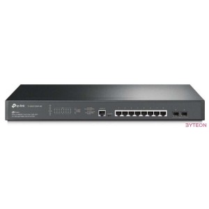 TP-Link TL-SG3210XHP-M2 JetStream 8x 2.5GbE PoE Multi-Gig LAN, 2x10GbE SFP L2 menedzselhető PoE switch