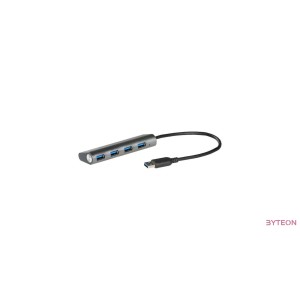HUB i-tec Charging 4 port [USB3.0, Külső táp] - Metal