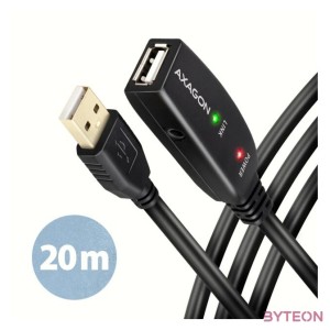 Axagon ADR-220 20m USB 2.0 A apa - anya aktív repeater kábel