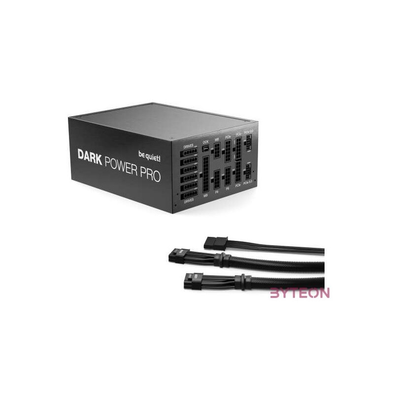 Be Quiet Dark Power Pro 13 1300W 80 Titanium (PCIe 5.0) ventillátorral dobozos tápegység