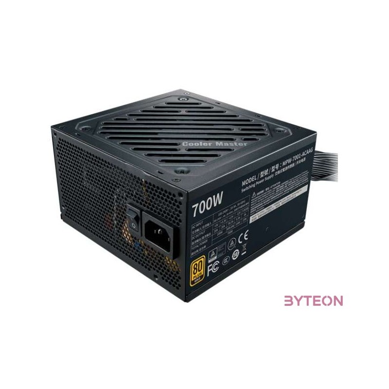 Cooler Master G700 700W 80 Gold 12cm ventillátorral tápegység