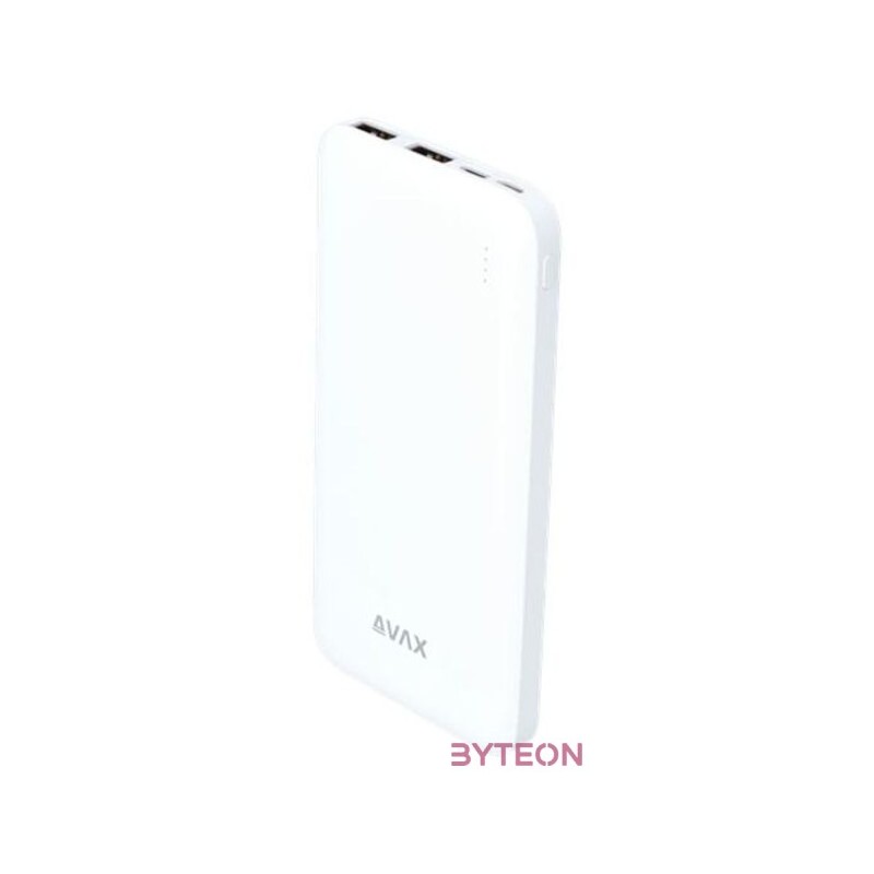 Avax PB103W LIGHTY 8000mAh fehér powerbank
