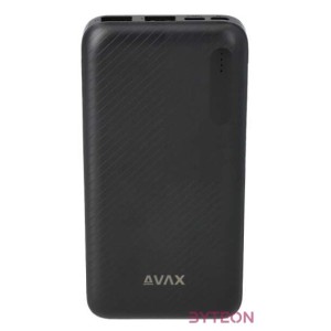 Avax PB103B LIGHTY 8000mAh fekete powerbank