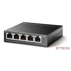 TP-Link TL-SG1005LP 5x10,100,1000Mbps LAN port 4xPoE nem menedzselhető asztali switch