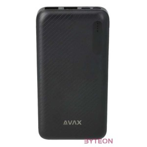 Avax PB103B LIGHTY 8000mAh fekete powerbank