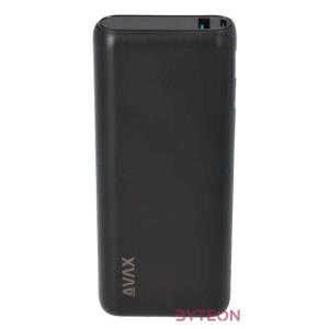 AVAX PB202B VITALITY 20000mAh Type C,PD 65WQC18W gyorstöltő fekete powerbank