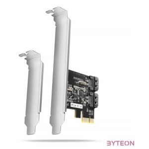 AXAGON PCES-SJ2 2db belső SATAIII portos PCI-Express kártya