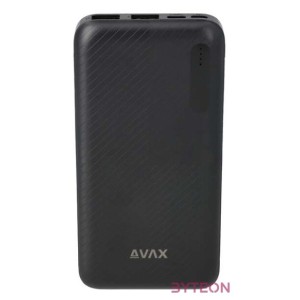 Avax PB103B LIGHTY 8000mAh fekete powerbank