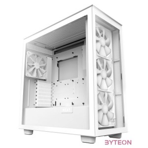 NZXT H7 Elite 2023 Fehér (Táp nélküli) ablakos MATX ház
