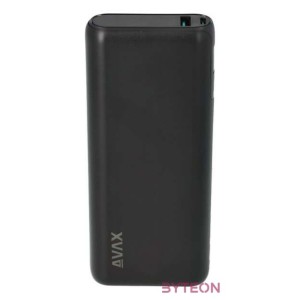 AVAX PB202B VITALITY 20000mAh Type C,PD 65WQC18W gyorstöltő fekete powerbank