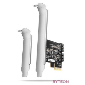 AXAGON PCES-SJ2 2db belső SATAIII portos PCI-Express kártya