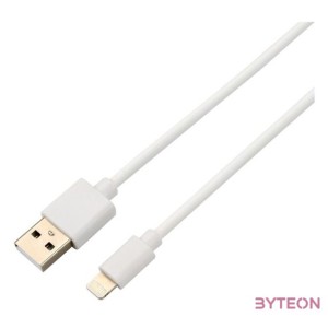 AVAX CB104W PURE 1m 2,1A USB A-Lightning fehér adat- és töltőkábel