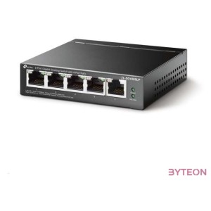 TP-Link TL-SG1005LP 5x10,100,1000Mbps LAN port 4xPoE nem menedzselhető asztali switch