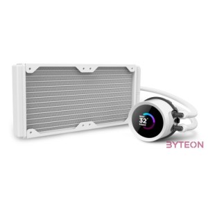 NZXT Kraken 240mm  AIO RGB LCD Liquid Cooler fehér hűtő