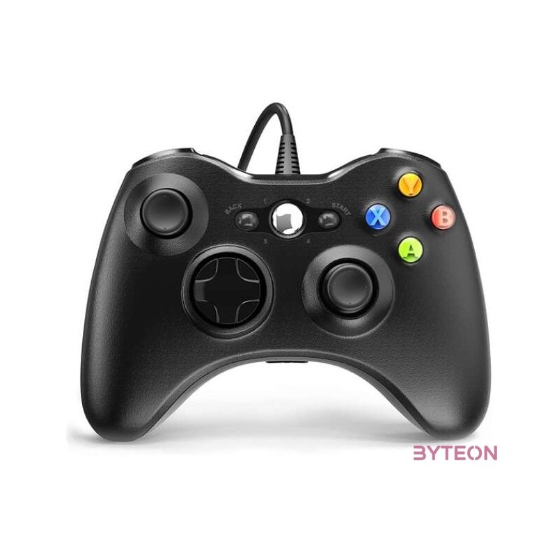 FroggieX FX-X360-PC-B Xbox360,PC fekete kontroller