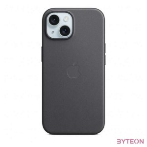 Apple MT393ZM,A iPhone 15 FineWoven Case fekete MagSafe hátlap