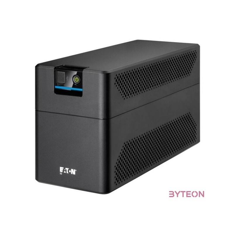 EATON 5E Gen2 5E1200UI USB IEC 660W fekete szünetmentes tápegység