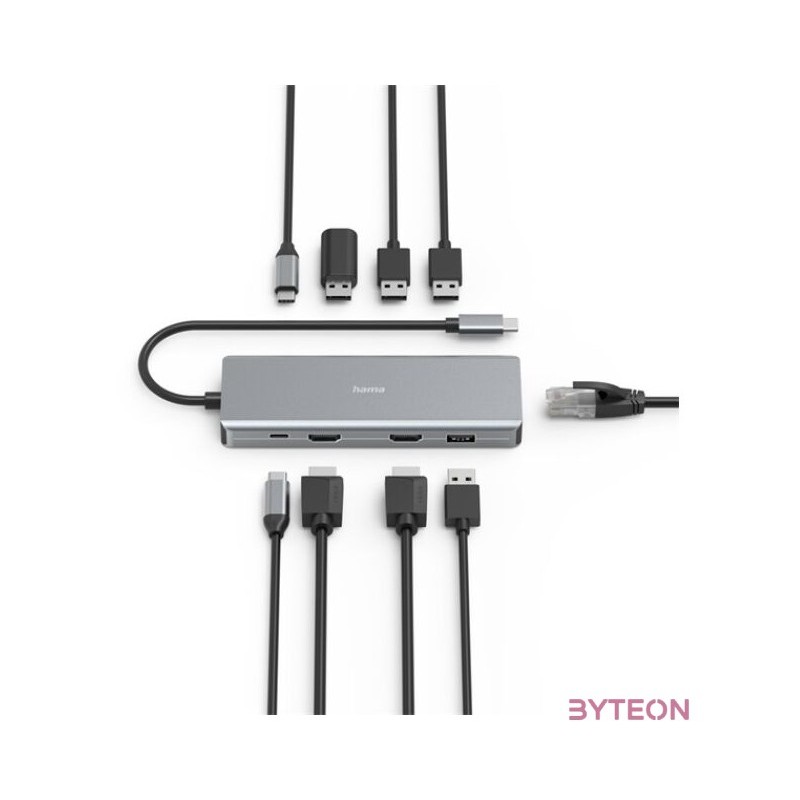 Hama 200142 FIC 9in1 Type-C dokkoló