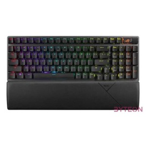 Asus ROG Strix Scope II 96 vezeték nélküli fekete gamer billentyűzet