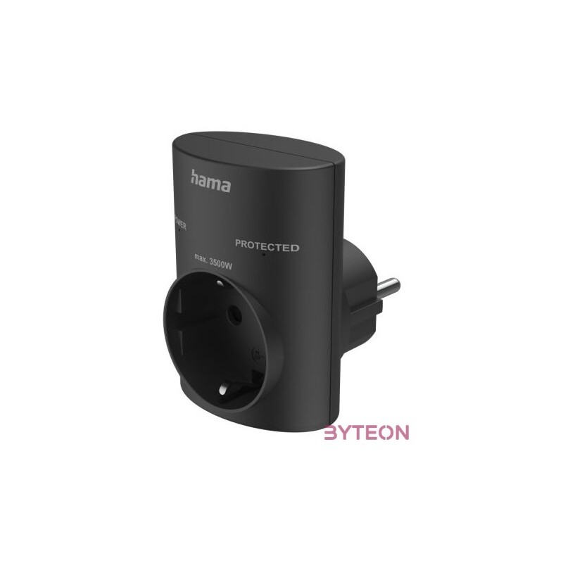 Hama 223322 fekete hálózati túlfeszültség védő