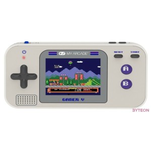 My Arcade DGUN-3920 Gamer V Classic 220in1 szürke-lila hordozható kézikonzol