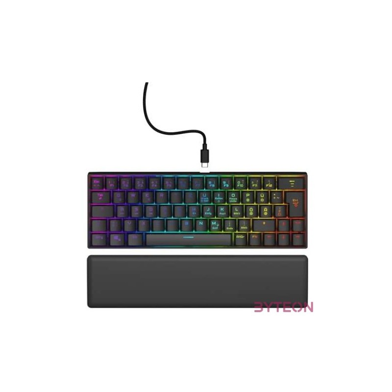 URAGE by Hama 217828 EXODUS 760TKL RGB (red switch) fekete mechanikus billentyűzet