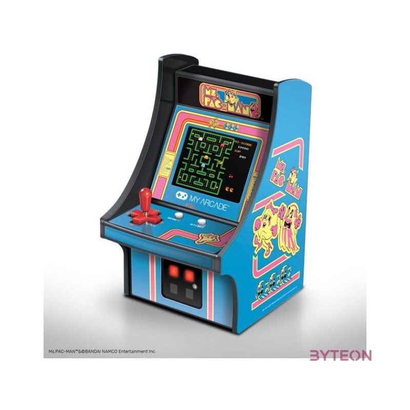 My Arcade DGUNL-3230 Ms. Pac-Man Micro Player Retro Arcade 6.75 hordozható játékkonzol