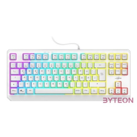 URAGE by Hama 217819 EXODUS 220TKL RGB fehér billentyűzet