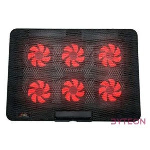 FroggieX FX-PC-P2-R HyperCooling notebook hütőpad telefontartóval