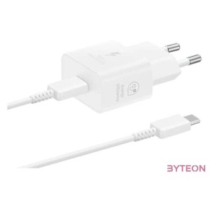Samsung EP-T2510XWEGEU 25W fehér hálózati töltő  Type-C kábel
