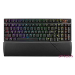 Asus ROG Strix Scope II 96 vezeték nélküli fekete gamer billentyűzet