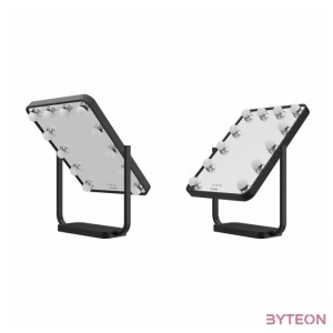 Humanas HS HM01 LED világítással fekete sminktükör