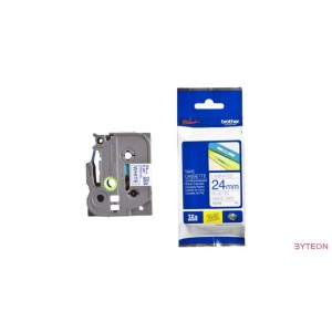 Brother TZE-253 (24mm, 8m) laminált szalag - Fehér