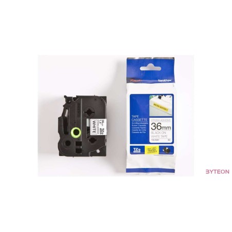 Brother TZE-S261 (36mm, 8m) laminált szalag - Fehér