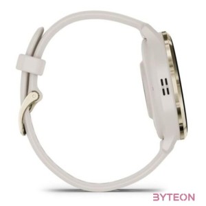 Garmin Venu 3S elefántcsont krémarany, szilikon szíjjal okosóra