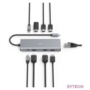 Hama 200142 FIC 9in1 Type-C dokkoló