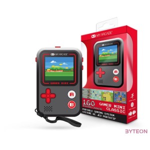 My Arcade DGUN-3925 Gamer Mini Classic 160in1 fekete-piros hordozható kézikonzol