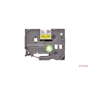 Brother TZE-S621 (9mm, 8m) laminált szalag - Sárga