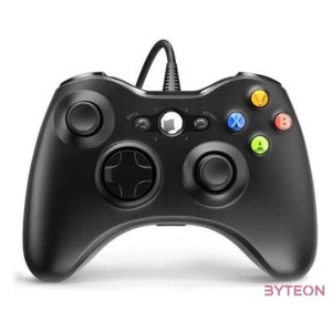 FroggieX FX-X360-PC-B Xbox360,PC fekete kontroller