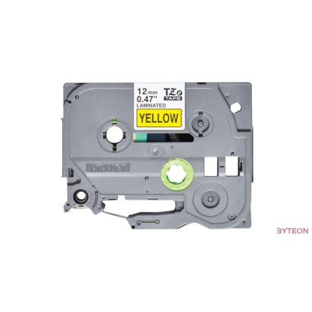 Brother TZE-631S (12mm, 4m) laminált szalag - Sárga
