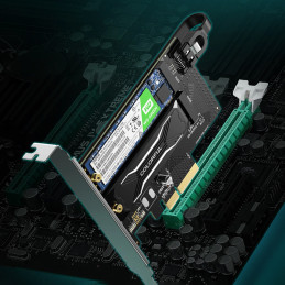 UGREEN PCIe 3.0 x4 az M.2 M-Key + M.2 B-Key adapterhez