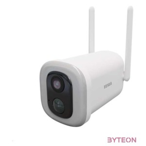 Tesla BF100 okos kültéri akkumulátoros kamera reflektorral