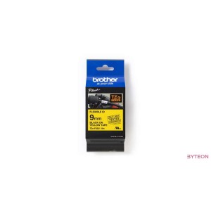 Brother TZE-FX621 (9mm, 8m) flexibilis szalag - Sárga