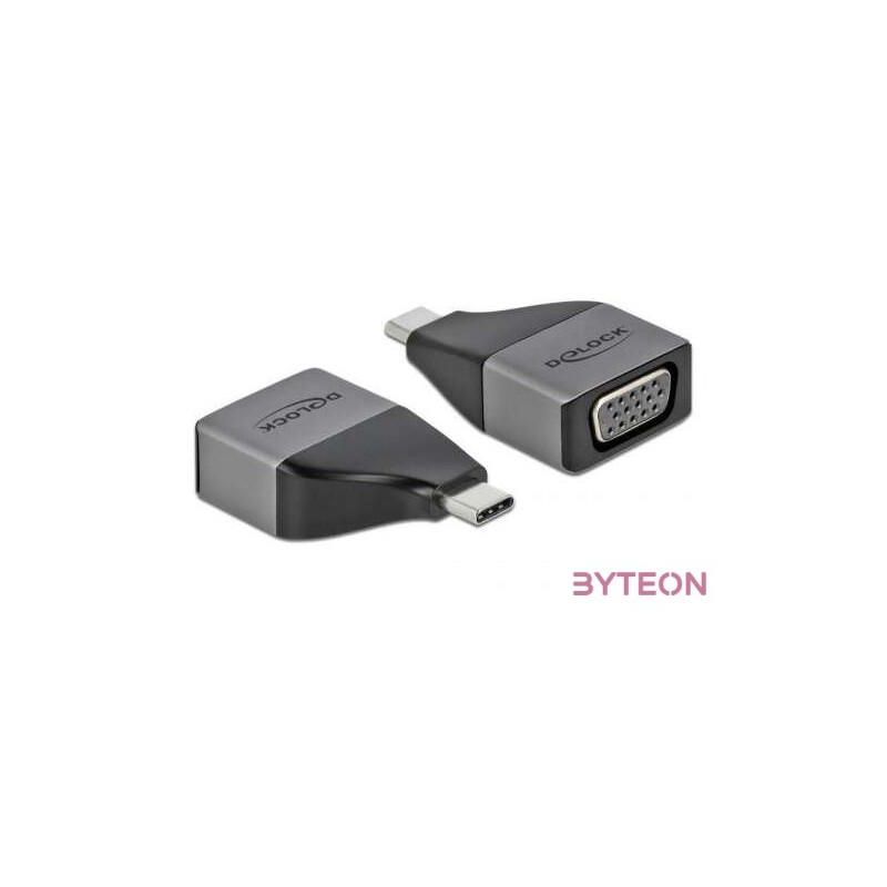 Delock 64002 USB Type-C apa  VGA anya 1080p kompakt kialakítású adapter